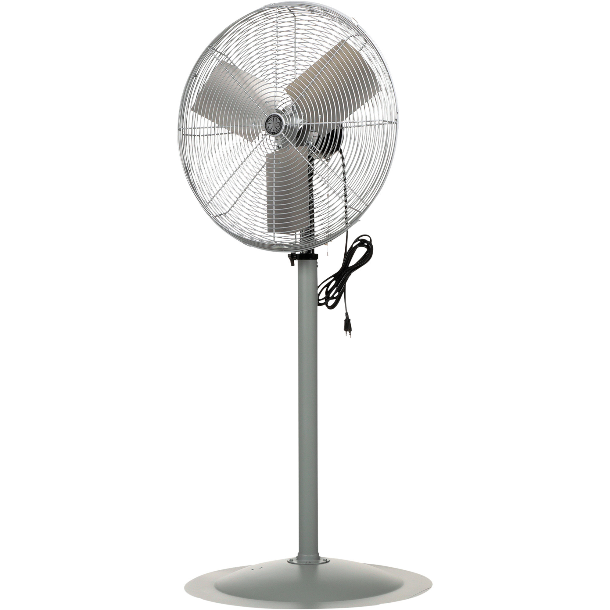 TPI Industrial Pedestal Fan - 24in. dia., 6800 CFM, Adjustable Height, 1/4 HP Motor, Model# ACU-24-P